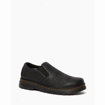 Dr Martens Boyle Grizzly Kožené - Cierne Slip On Panske, DR0087